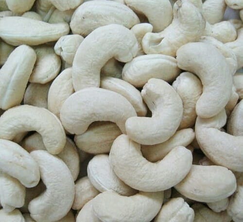 Premium cashews close-up